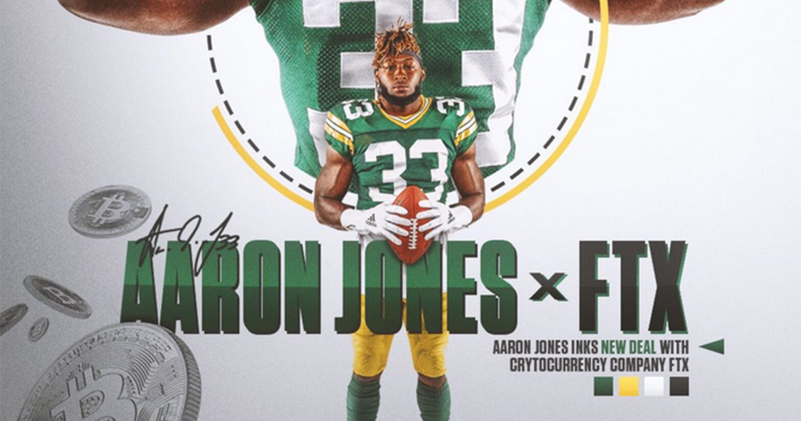 又一球星加盟 FTX！NFL 跑衛 Aaron Jones  獲股權、任品牌大使，旗下慈善網站將整合 FTX Pay