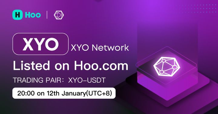 加密貨幣交易所虎符將於 1 月 12 日新增 XYO Network（XYO）