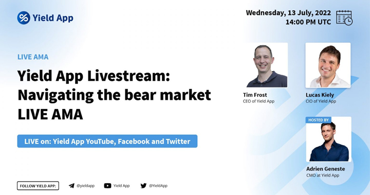 AMA 回顧: Yield App 依然保持穩健 即將推出全新收益產品和新功能