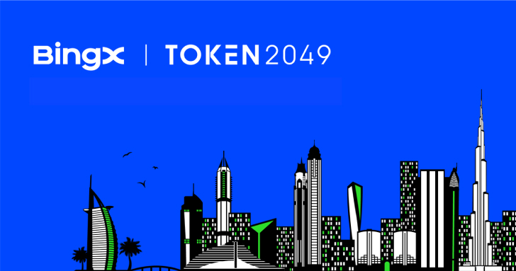 BingX 成為 TOKEN2049 杜拜冠名贊助商